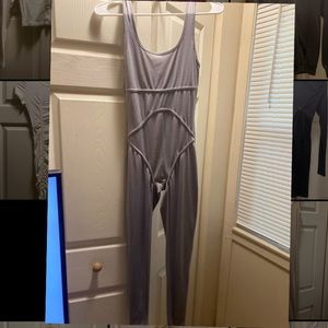 Gray bodysuit